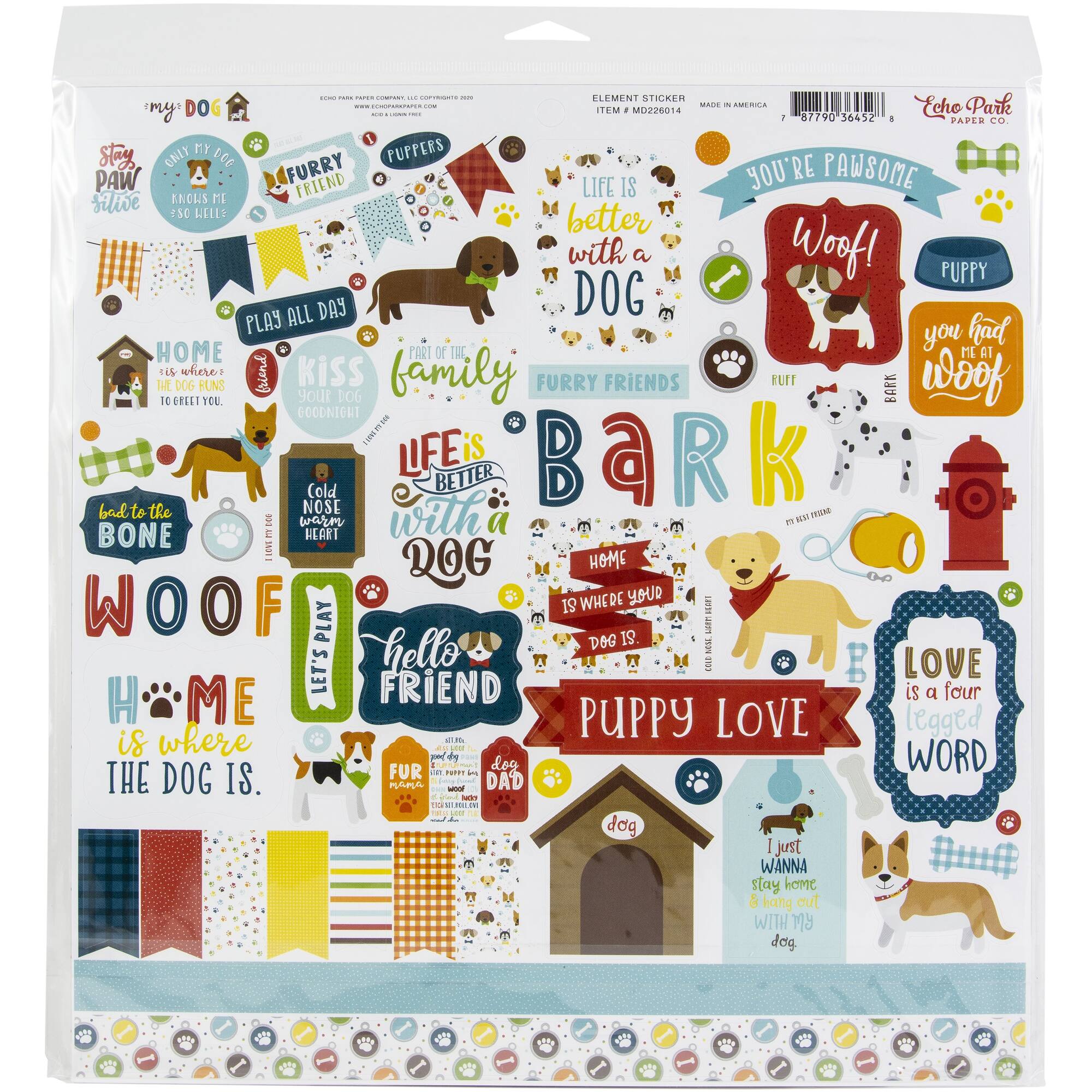 Echo Park™ My Dog Collection Kit, 12" x 12"